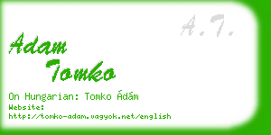 adam tomko business card